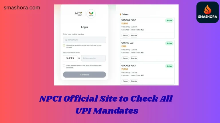NPCI Official Site to Check All UPI Mandates