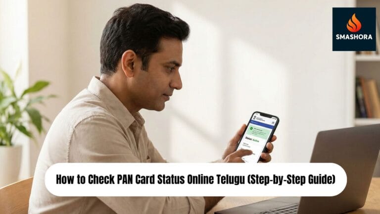 Check PAN Card Status Online Telugu