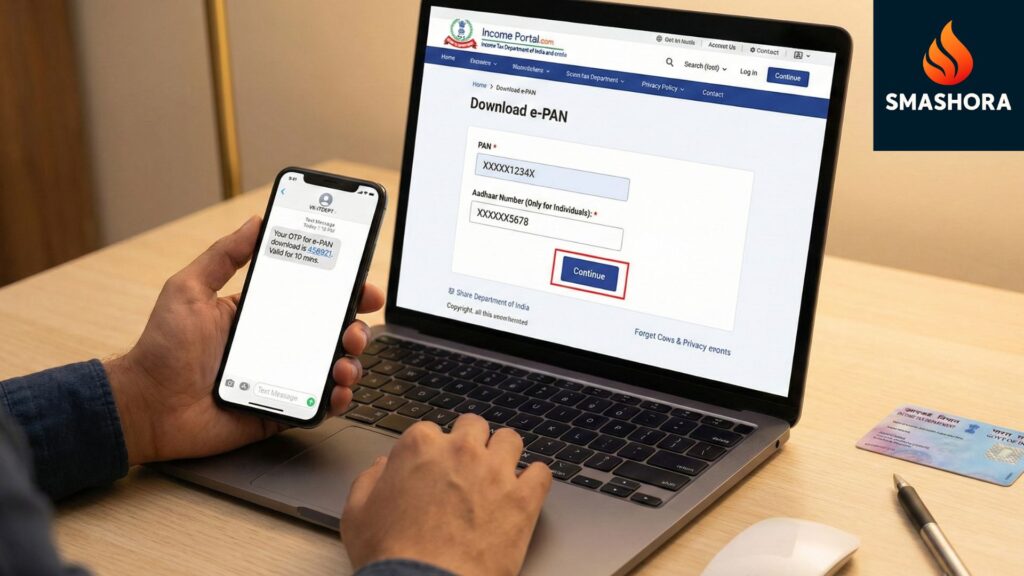 How to Download e-PAN Card Online Telugu